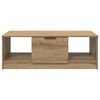 vidaXL Table basse Ch&ecirc;ne artisanal 102 x 50 x 36cm Bois d'ing&eacute;nierie