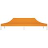 vidaXL Toit de tente de réception 6x3 m Orange 270 g/m²
