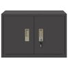 vidaXL Armoire de rangement Noir 60 x 40 x 40 cm Acier