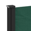 vidaXL Auvent lat&eacute;ral r&eacute;tractable vert fonc&eacute; 200x300 cm