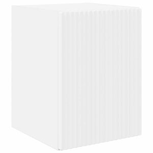 vidaXL Meuble TV mural 30 x 31 x 40 cm Blanc Bois d'ing&eacute;nierie