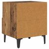 vidaXL Cabinet de chevet 2 pcs Bois ancien 40 x 35 x 47.5 cm