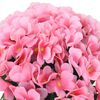 vidaXL Guirlandes de fleurs de No&euml;l 3 pcs rose 85 cm