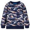 Sweatshirt pour enfants bleu marine 140