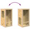 vidaXL Terrarium Marron 50 x 50 x 130 cm OSB