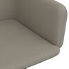 vidaXL Chaise pivotante de salle &agrave; manger Gris clair Velours