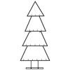 vidaXL Arbre de Noël en métal pour décoration noir 90 cm