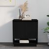 vidaXL Buffet Noir 70x41x75 cm Bois d'ing&eacute;nierie