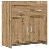 vidaXL Buffet Ch&ecirc;ne artisanal 75 x 36 x 80 cm Bois d'ing&eacute;nierie