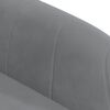 vidaXL Tabourets de bar lot de 2 gris clair velours