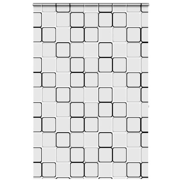 vidaXL Store enrouleur de douche avec cassette largeur du tissu 156 cm