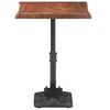 vidaXL Table d'appoint Marron 45x35x49cm Bois d'acacia massif et fonte