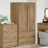 vidaXL Cabinet de salle de bain Ch&ecirc;ne artisanal 79,5 x 49 x 156 cm