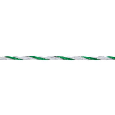 Kerbl Corde de clôture électrique Star 400 m Blanc et vert