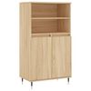vidaXL Buffet haut Ch&ecirc;ne sonoma 60x36x110 cm Bois d'ing&eacute;nierie