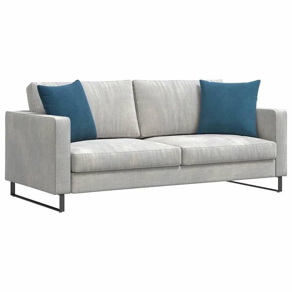 vidaXL Coussins de canap&eacute; 2 pcs Bleu 45 x 45 cm