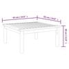 vidaXL Salon de jardin 5 pi&egrave;ces avec coussins, bois d'acacia cr&egrave;me et corde