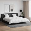 vidaXL Ensemble de Duvet avec oreiller 3 pcs Blanc Plume de canard