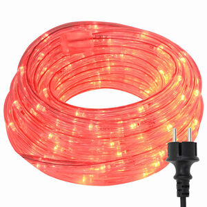 vidaXL Lumière en corde avec 1200 LED Rouge 50 m PVC
