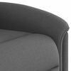 vidaXL Fauteuil inclinable Gris fonc&eacute; Tissu