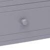 vidaXL Meuble TV Gris 115x30x40 cm Bois de Paulownia