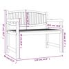 vidaXL Ensemble &agrave; manger de jardin 3 pcs Bois de teck massif