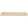 vidaXL Cadre de lit sans matelas ch&ecirc;ne sonoma 120x200 cm