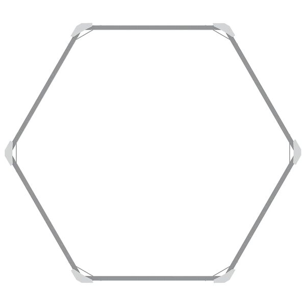 vidaXL Lit sur&eacute;lev&eacute; de jardin Acier galvanis&eacute; 129x129x77 cm Gris