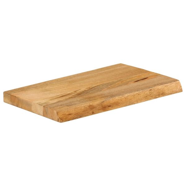 vidaXL Dessus de table &agrave; bord vivant 50x40x2,5 cm bois massif manguier