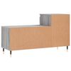 vidaXL Armoire &agrave; chaussures Sonoma gris 102x36x60 cm Bois d'ing&eacute;nierie