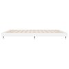 vidaXL Cadre de lit sans matelas blanc brillant 200x200 cm
