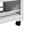 VidaXL Chariot de cuisine BODO blanc 67,5x45x80 cm