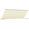 vidaXL Auvent r&eacute;tractable cr&egrave;me 350x150 m tissu et acier