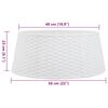 vidaXL Jupe de sapin de Noël blanc Ø56x23 cm plastique
