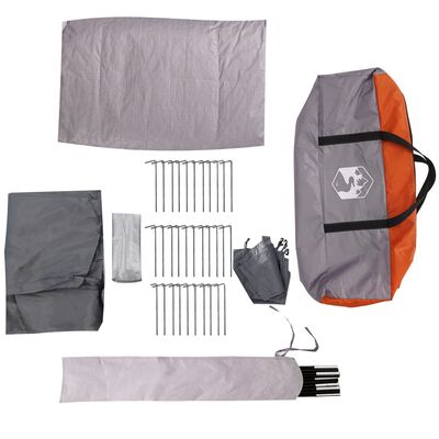 vidaXL Tente familiale tipi 6 personnes gris imperméable