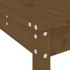 vidaXL Ensemble de bar de jardin 7 pcs marron miel bois de pin massif