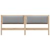 vidaXL T&ecirc;te de lit Autre Marron 180 cm Bois massif en pin