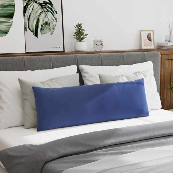 vidaXL Coussins de canap&eacute; 2 pcs Bleu police 120 x 40 cm