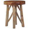 vidaXL Tabouret Marron Bois de teck