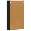 vidaXL Armoire suspendue Noir 59 x 20 x 100 cm Bois d'ing&eacute;nierie