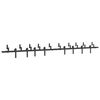 vidaXL Kit de quincaillerie de porte coulissante 366 cm acier noir