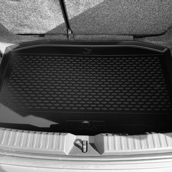 vidaXL Tapis de coffre auto Seat IBIZA (2017-) plancher bas Caoutchouc