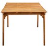 vidaXL Table de jardin 201,5x100x75 cm Bois d'acacia massif