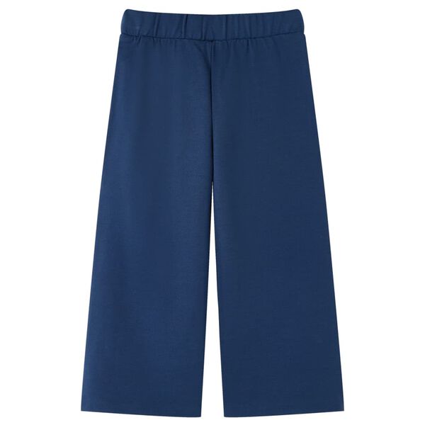 Pantalon à jambes larges pour enfants bleu marine 92