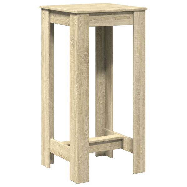 vidaXL Table de bar chêne sonoma 51x50x103,5 cm bois d'ingénierie