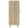 vidaXL Buffet Ch&ecirc;ne sonoma 69,5x34x90 cm Bois d'ing&eacute;nierie