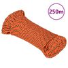 vidaXL Corde de bateau Orange 3 mm 250 m Polypropyl&egrave;ne
