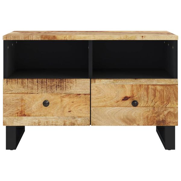 vidaXL Meuble TV 70x33x46 cm Bois massif de manguier