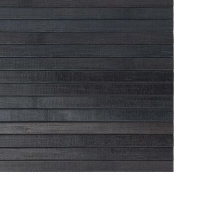 vidaXL Tapis rectangulaire gris 70x300 cm bambou