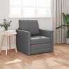 vidaXL Canap&eacute;-Lit 60cm Gris fonc&eacute; tissu